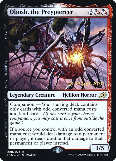 Obosh, the Preypiercer (228s) [Ikoria: Lair of Behemoths Promos]