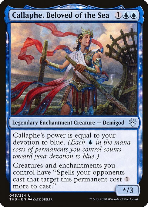 Callaphe, Beloved of the Sea (45) [Theros Beyond Death]