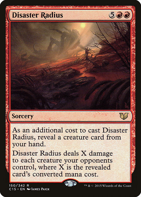 Disaster Radius (150) [Commander 2015]