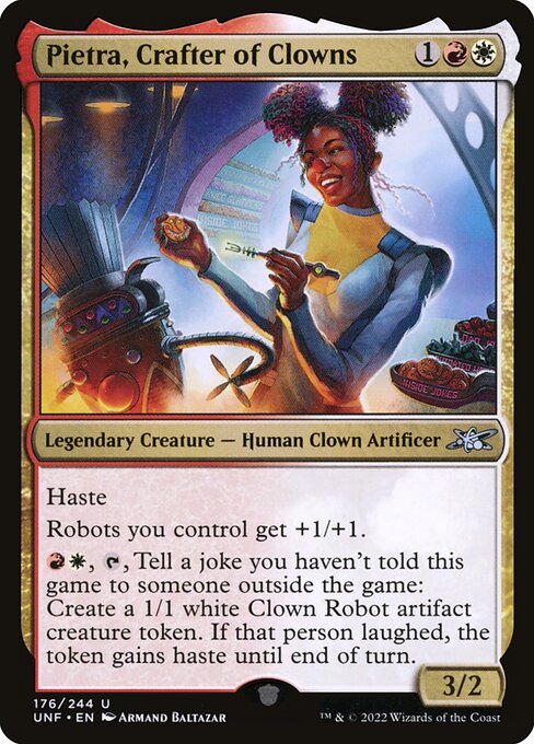 Pietra, Crafter of Clowns (176) [Unfinity]