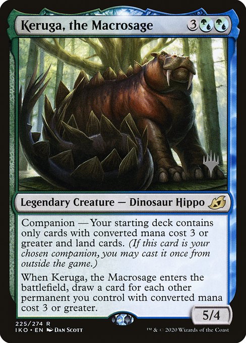 Keruga, the Macrosage (225p) [Ikoria: Lair of Behemoths Promos]