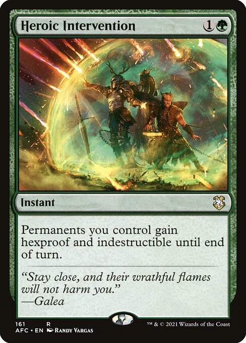 Heroic Intervention (161) [Forgotten Realms Commander]