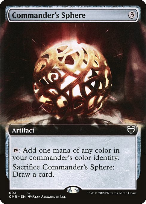 Commander's Sphere (693) [Commander Legends] [Extended Art]