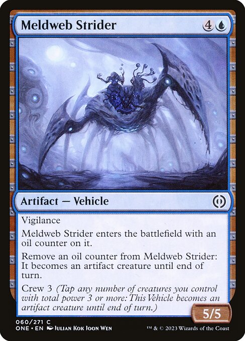 Meldweb Strider (60) [Phyrexia: All Will Be One]