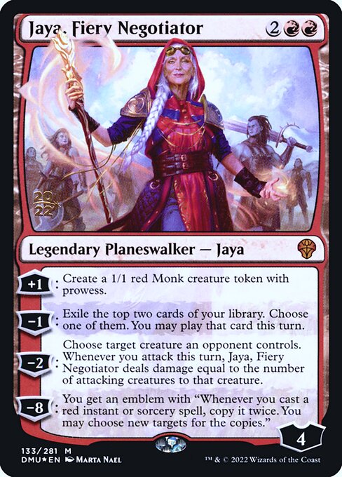 Jaya, Fiery Negotiator (133s) [Dominaria United Promos]