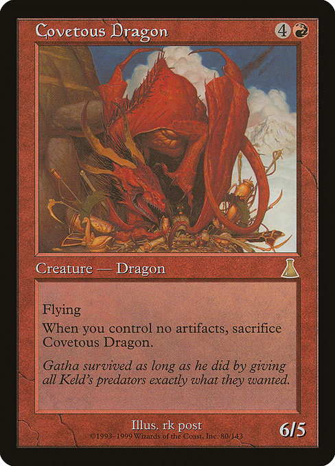 Covetous Dragon (80) [Urza's Destiny]