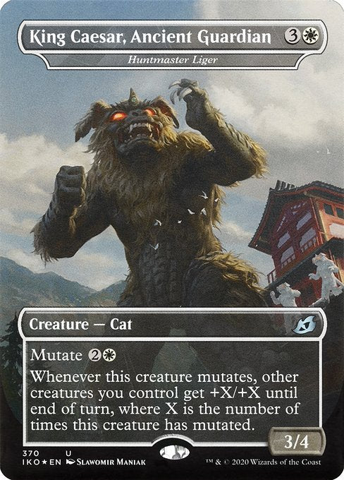 Huntmaster Liger (370) [Ikoria: Lair of Behemoths] [Borderless]