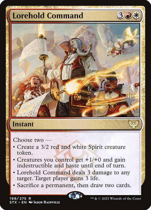 Lorehold Command (199p) [Strixhaven: School of Mages Promos]