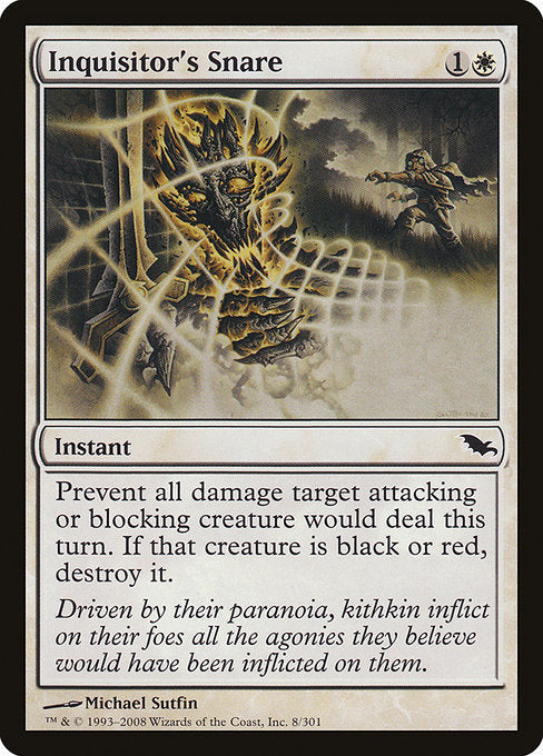 Inquisitor's Snare (8) [Shadowmoor]
