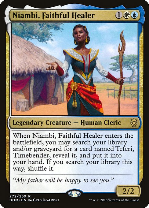 Niambi, Faithful Healer (272) [Dominaria]