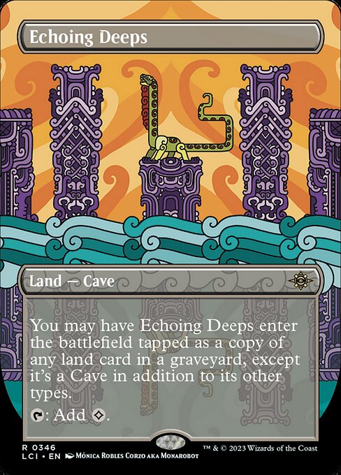 Echoing Deeps (346) [The Lost Caverns of Ixalan] [Borderless]