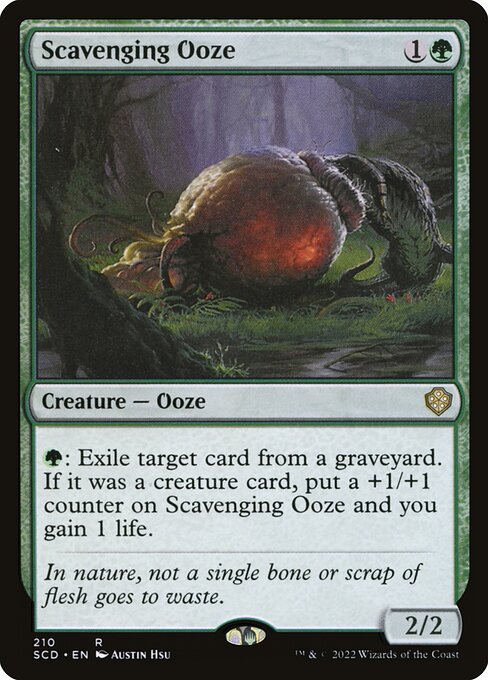 Scavenging Ooze (210) [Starter Commander Decks]