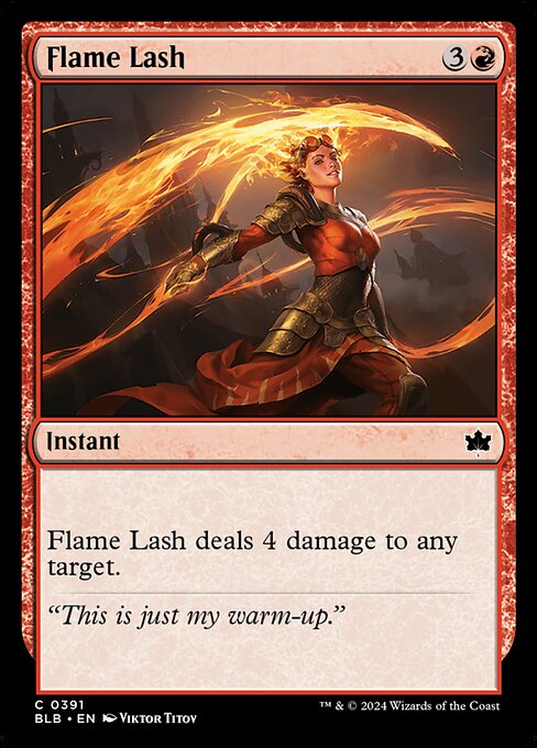 Flame Lash (391) [Bloomburrow]