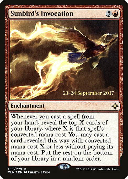 Sunbird's Invocation (165s) [Ixalan Promos]