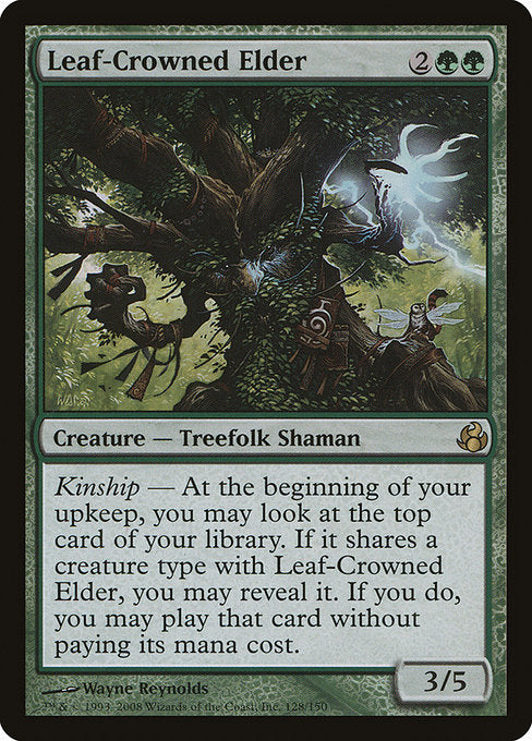 Leaf-Crowned Elder (128) [Morningtide]