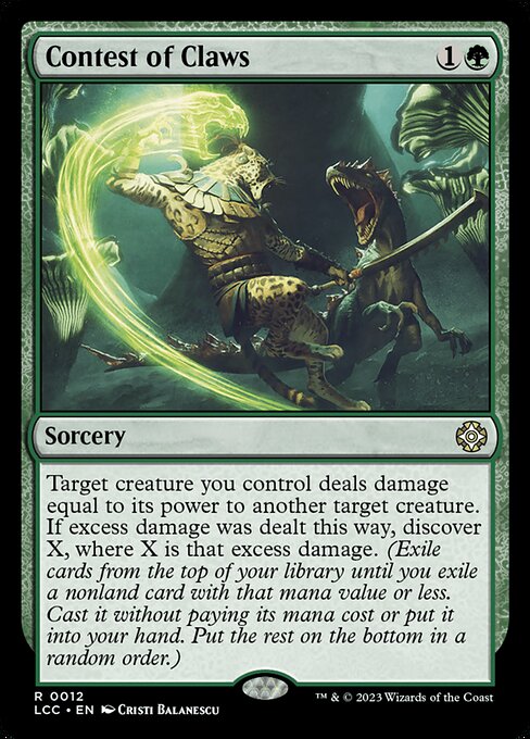 Contest of Claws (12) [The Lost Caverns of Ixalan Commander]