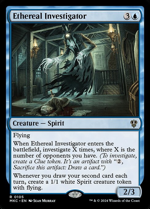 Ethereal Investigator (105) [Murders at Karlov Manor Commander]