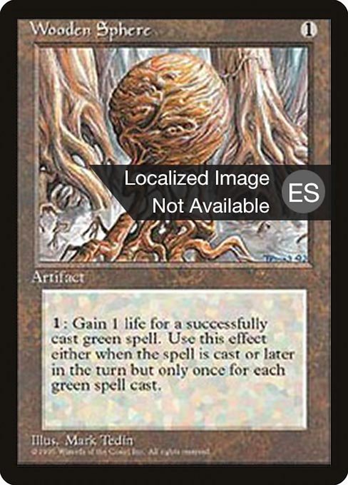Wooden Sphere (359) [Fourth Edition Foreign Black Border]