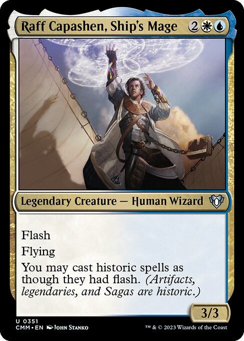Raff Capashen, Ship's Mage (351) [Commander Masters]