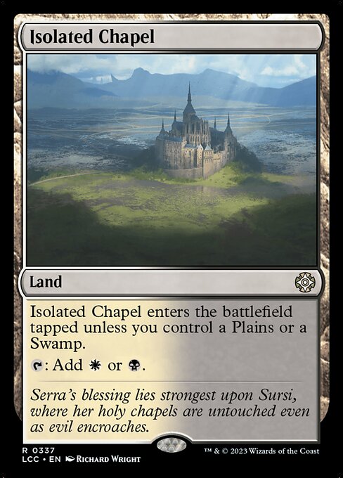 Isolated Chapel (337) [The Lost Caverns of Ixalan Commander]