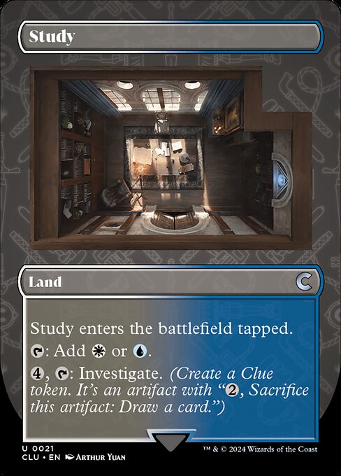 Study (21) [Ravnica: Clue Edition] [Borderless]