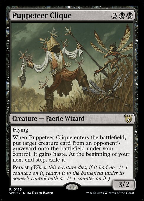 Puppeteer Clique (115) [Wilds of Eldraine Commander]