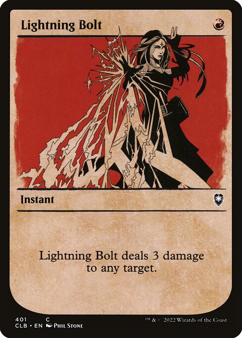 Lightning Bolt (401) [Commander Legends: Battle for Baldur's Gate] [Showcase]