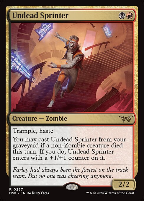 Undead Sprinter (237) [Duskmourn: House of Horror]