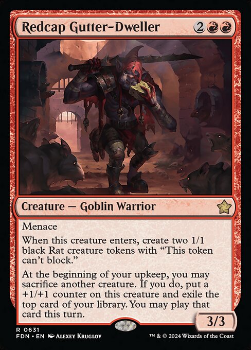 Redcap Gutter-Dweller (631) [Foundations]