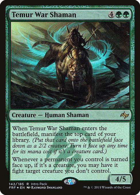 Temur War Shaman (142) [Fate Reforged Promos]