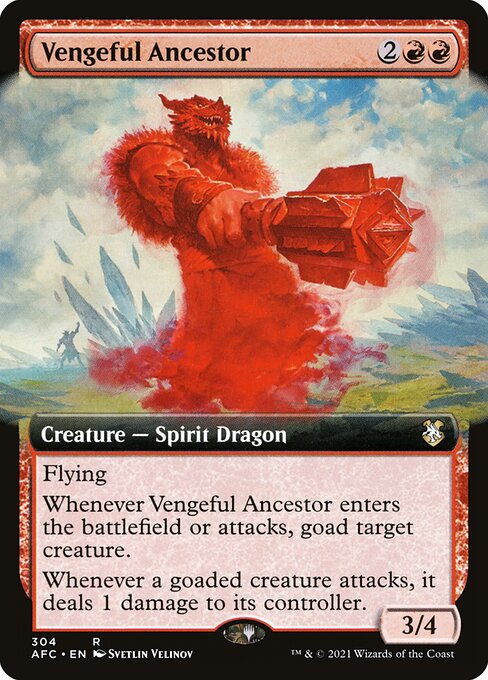 Vengeful Ancestor (304) [Forgotten Realms Commander] [Extended Art]