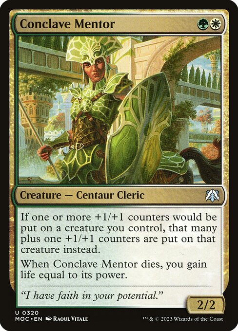 Conclave Mentor (320) [March of the Machine Commander]