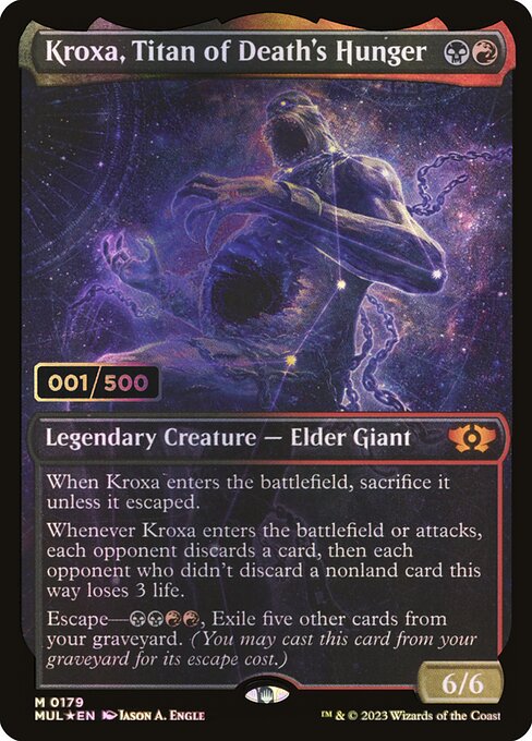 Kroxa, Titan of Death's Hunger (179z) [Multiverse Legends] [Showcase]