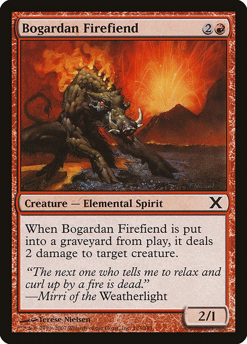 Bogardan Firefiend (193) [Tenth Edition]