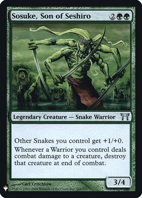 Sosuke, Son of Seshiro (CHK-244) [The List]