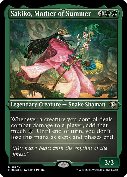 Sakiko, Mother of Summer (570) [Commander Masters]