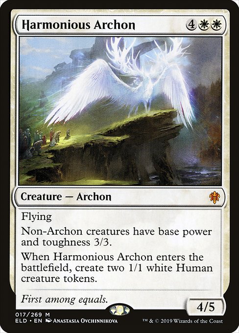 Harmonious Archon (17) [Throne of Eldraine]