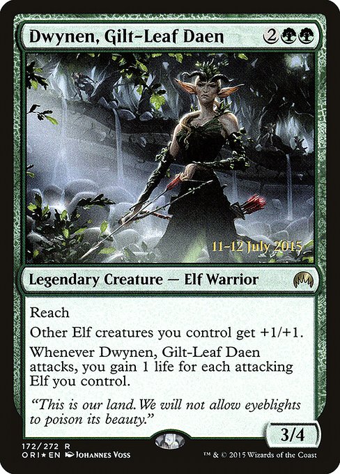 Dwynen, Gilt-Leaf Daen (172s) [Magic Origins Promos]