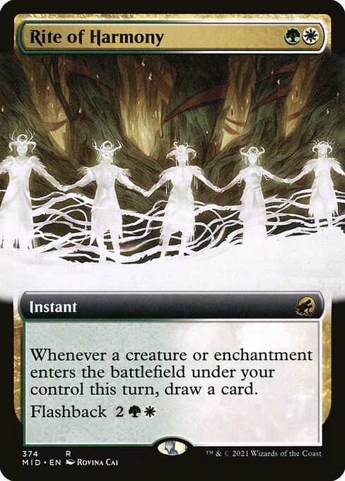 Rite of Harmony (374) [Innistrad: Midnight Hunt] [Extended Art]