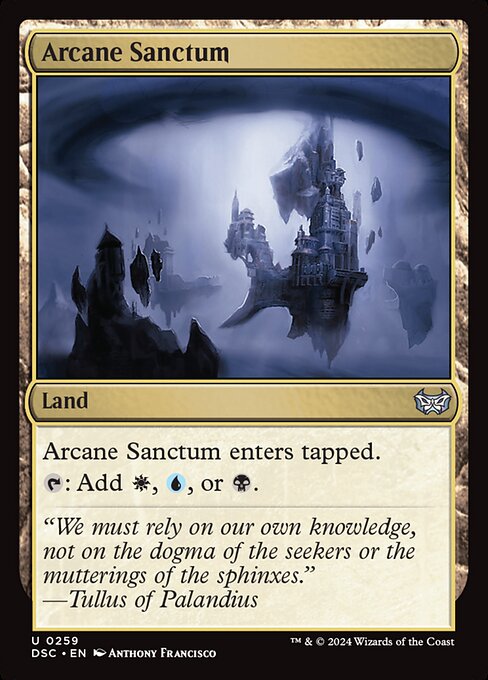 Arcane Sanctum (259) [Duskmourn: House of Horror Commander]