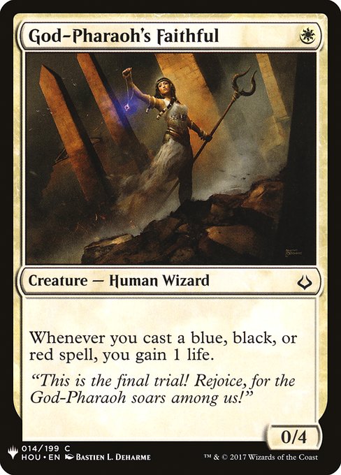 God-Pharaoh's Faithful (HOU-14) [The List]