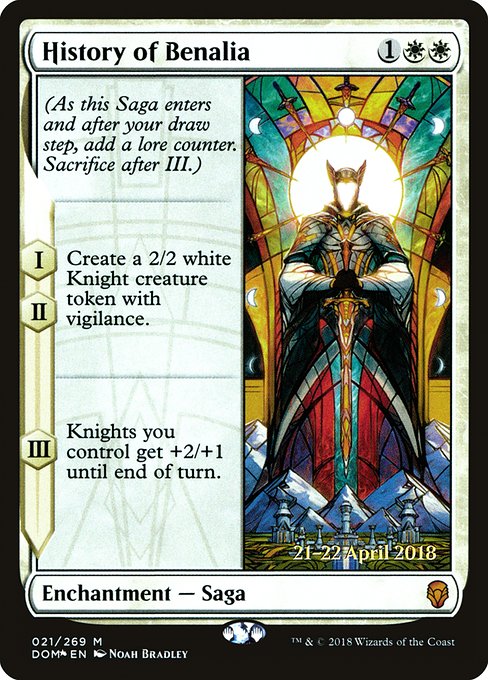 History of Benalia (21s) [Dominaria Promos]