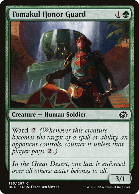 Tomakul Honor Guard (195) [The Brothers' War]