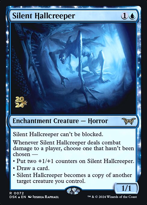 Silent Hallcreeper (72s) [Duskmourn: House of Horror Promos]