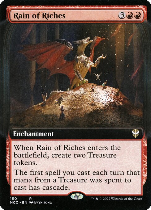 Rain of Riches (150) [New Capenna Commander] [Extended Art]