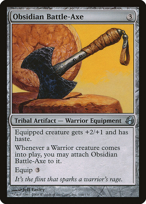 Obsidian Battle-Axe (144) [Morningtide]