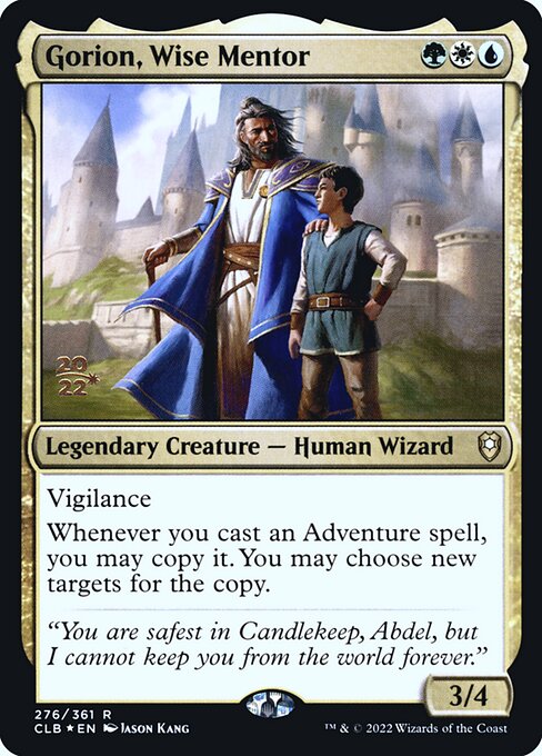 Gorion, Wise Mentor (276s) [Battle for Baldur's Gate Promos]