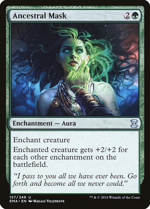 Ancestral Mask (157) [Eternal Masters]