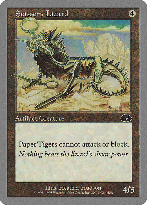 Scissors Lizard (80) [Unglued]