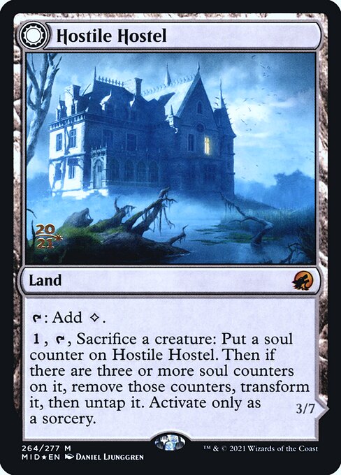 Hostile Hostel // Creeping Inn (264s) [Innistrad: Midnight Hunt Promos]